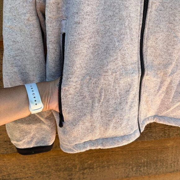 Cabela's Hooded Sweatshirts Beige Zip Up Sweater Sweatshirt Size L - Picture 3 of 11